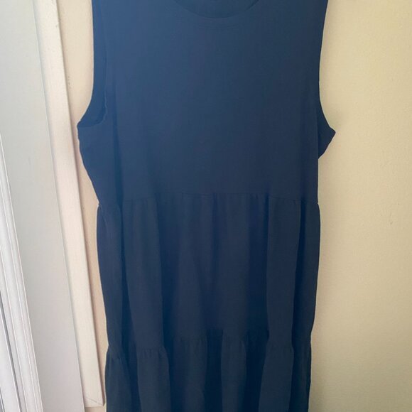 Black Tiered Dress - Picture 3 of 3